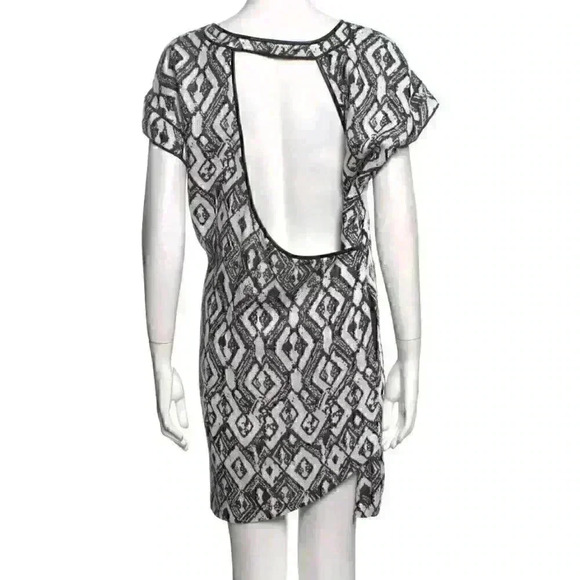 NWT Derek Lam Printed Mini Dress Sz 6 - Picture 3 of 3